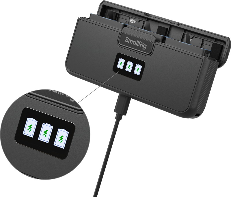 SmallRig 5418 Camera Battery Charger for GoPro 9/10/11/12 - imagine 3