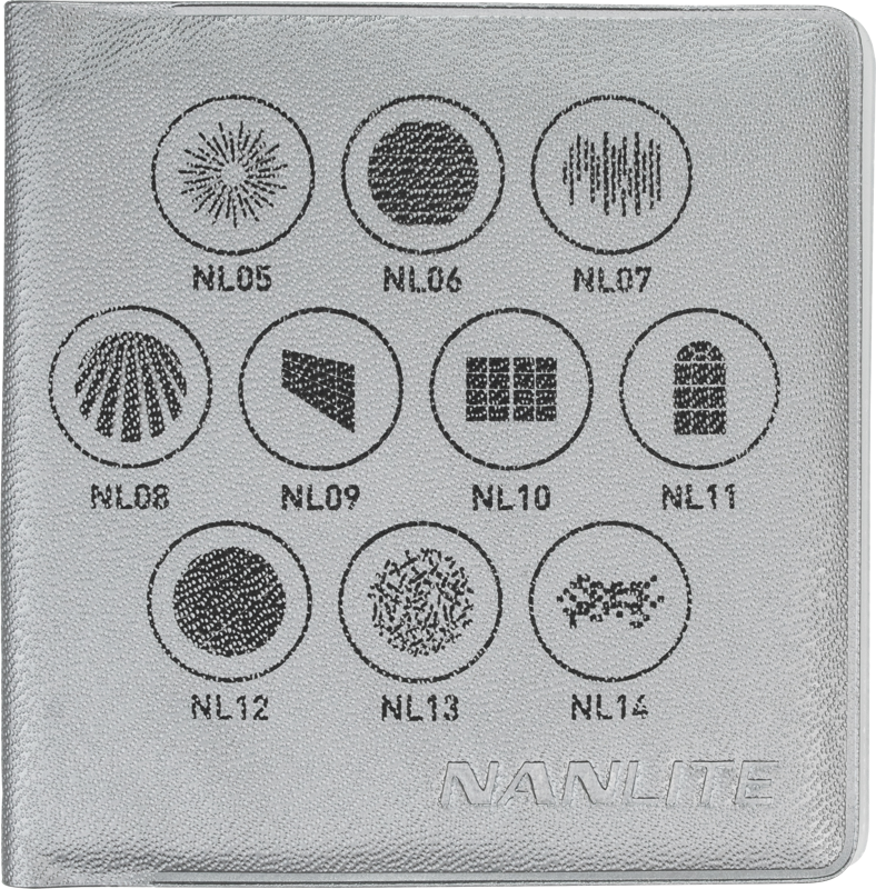 Nanlite GOBO Set 1 dedicat Proiector montura FM, set forme GOBO - imagine 10