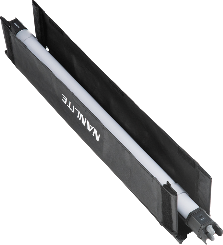 Nanlite Barndoor with eggcrate for Pavotube II 15C - imagine 5