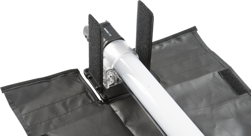 Nanlite Barndoor with eggcrate for Pavotube II 15C - imagine 9