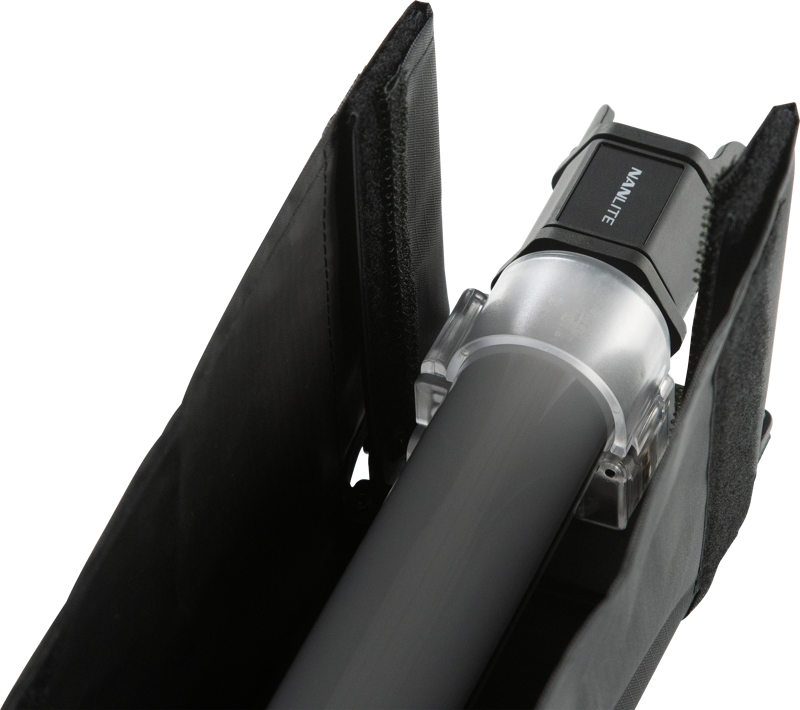 Nanlite Barndoor with eggcrate for Pavotube II 30C, Grid pentru Pavotube II 30C - imagine 11