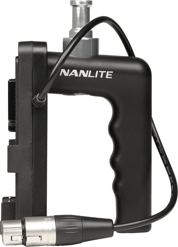 Nanlite V-Mount Battery Grip with 4-Pin XLR Connector - imagine 3