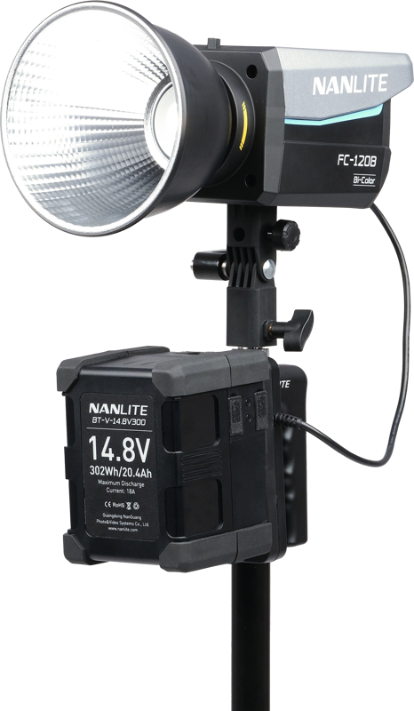 Nanlite V-Mount Battery Grip with 4-Pin XLR Connector - imagine 6