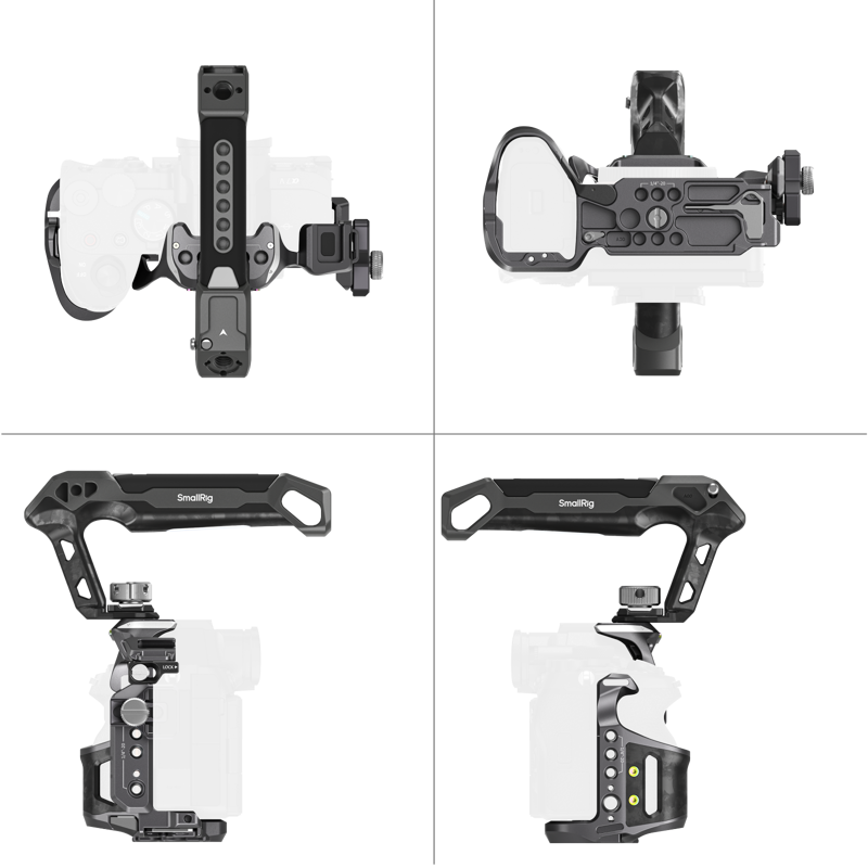 SmallRig 6030 "Rhinoceros" Cage Kit for Sony Alpha 7 V / 7R V / 7 IV - imagine 3