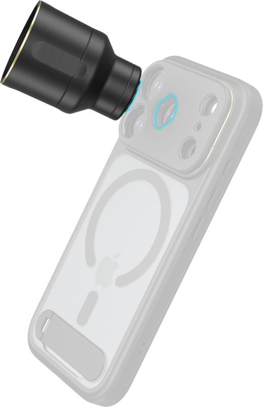 SmallRig 5920 2Ã— Magnification Telephoto Lens for Phones (T-Mount) - imagine 3