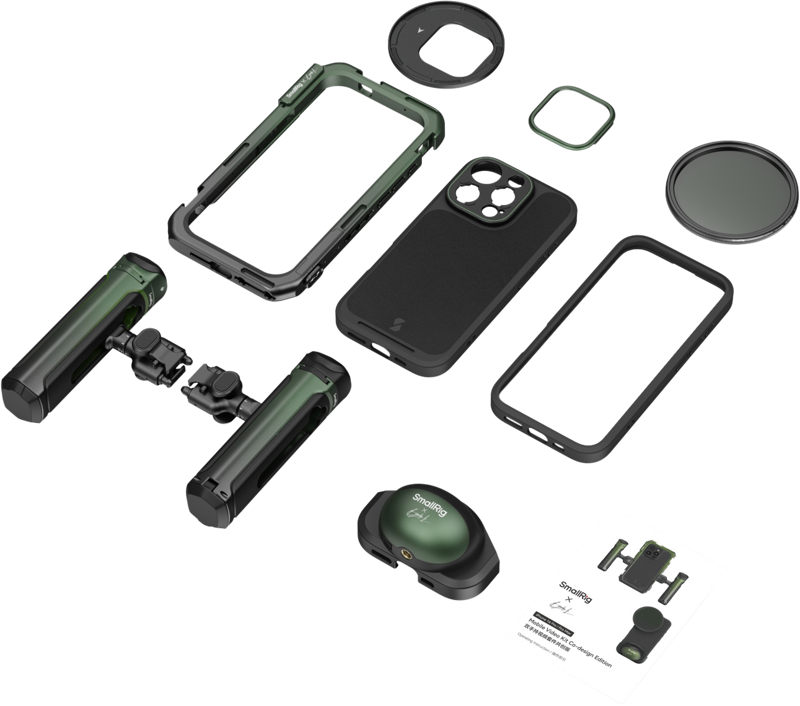 SmallRig 5001 x Brandon Li Mobile Lightweight Video Kit for iPhone 16 Pro Max Co-design Edition - imagine 4