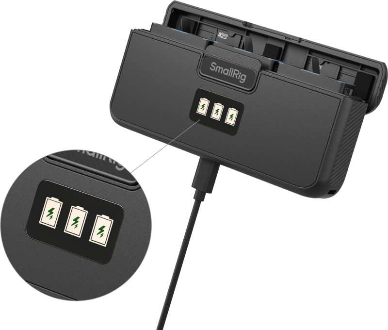 SmallRig 4565 GoPro Camera Battery Kit (3 acumulator + carcasa incarcare), Acumulatori dedicati GoPro - imagine 3