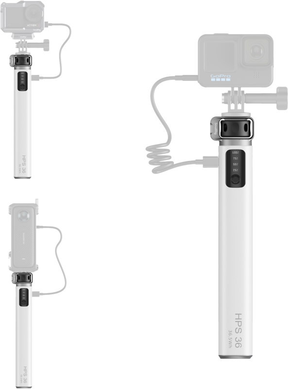SmallRig 4552 HPS36 Handheld Power Bank Stick, Maner camera cu baterie reincarcabila - imagine 2