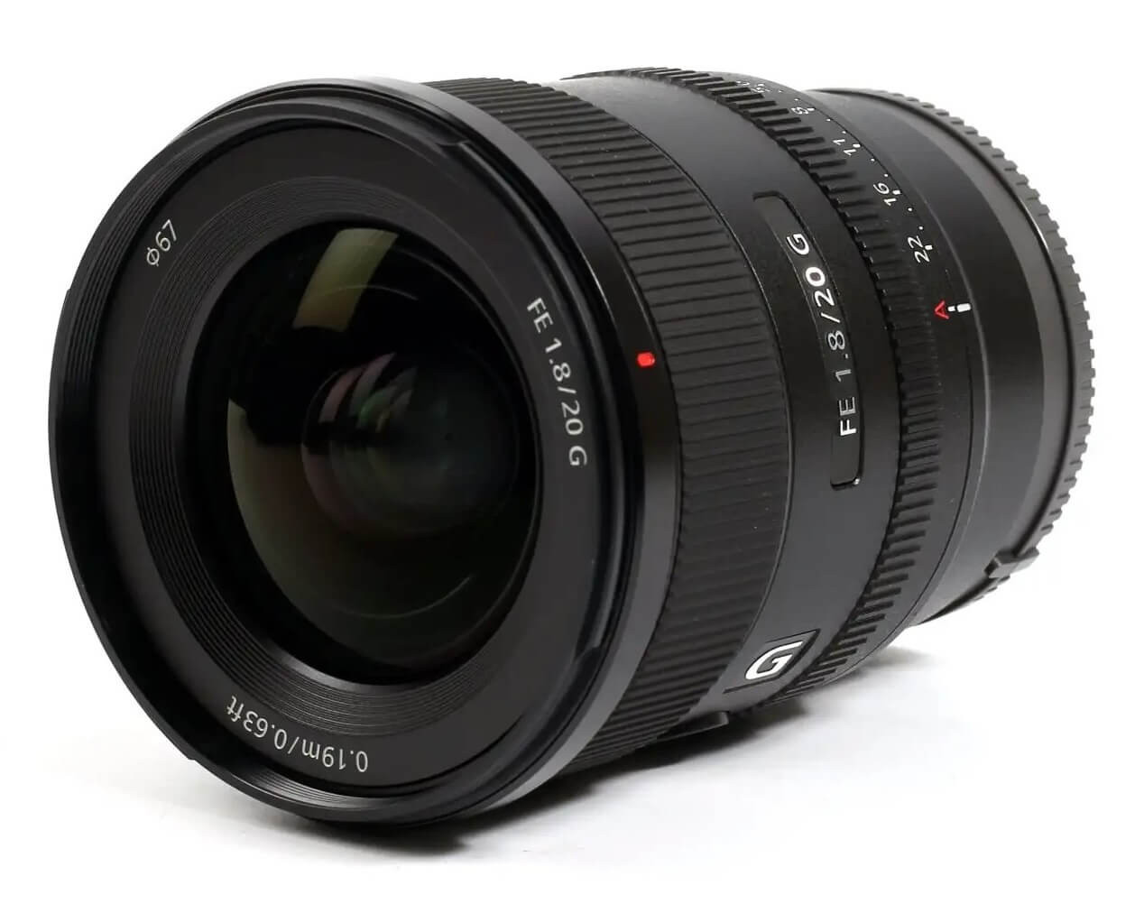 Sony FE 20mm F1.8 G Obiectiv foto mirrorless, Ultra-Wide, Diafragma F1.8, Inel diafragma De-Click, Compact - imagine 2
