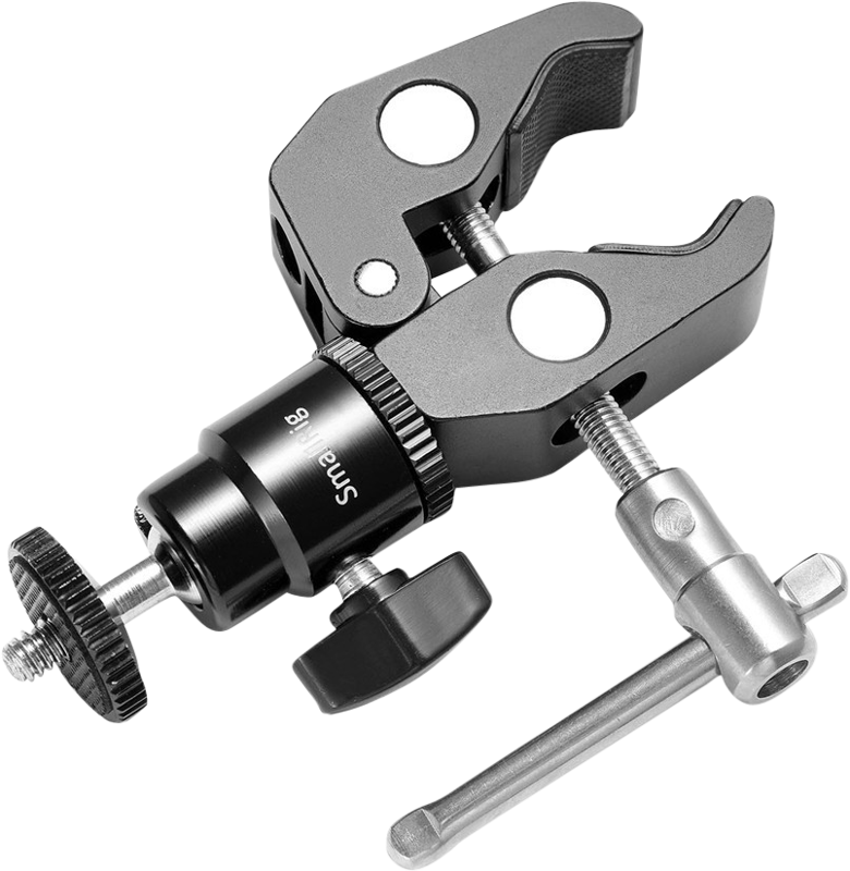 SmallRig 1124 Ball Head Mount and CoolClamp, Clema tip menghina cu cap rotund - imagine 5