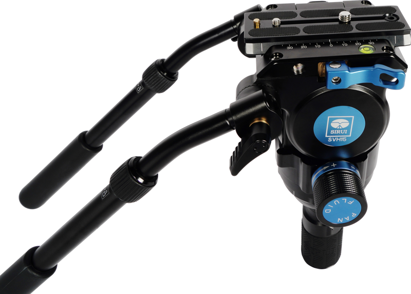 Sirui Pro Video Fluid Head SVH15, Cap trepied video - imagine 5