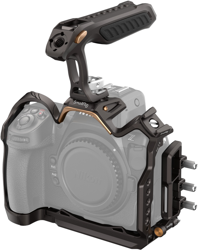 Kit carcasa camera foto video mirrorless cu maner, SmallRig 4317 Cage Kit "Night Eagle" For Nikon Z 8 - imagine 3