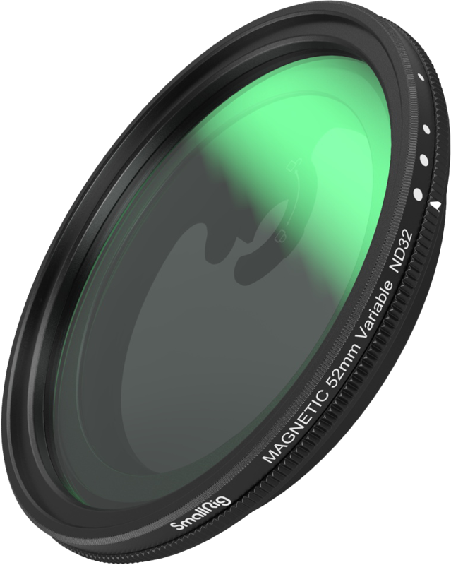 SmallRig 4386 Magease Magnetic VND Filter Kit ND2-ND32 (1-5 Stop) with M-mount Filter Adapter 52mm, FIltru foto smartphone - imagine 5