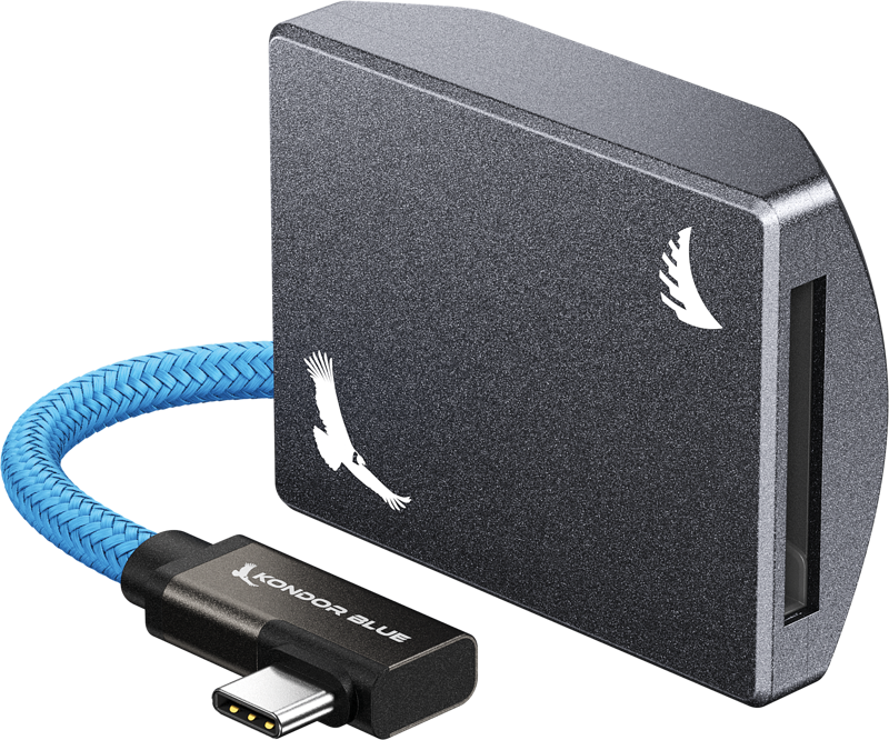 Angelbird Kondor Blue CFexpress B Recording Module (MagSafe Compatible External) Space Gray, Card reader cu MagSafe - imagine 5