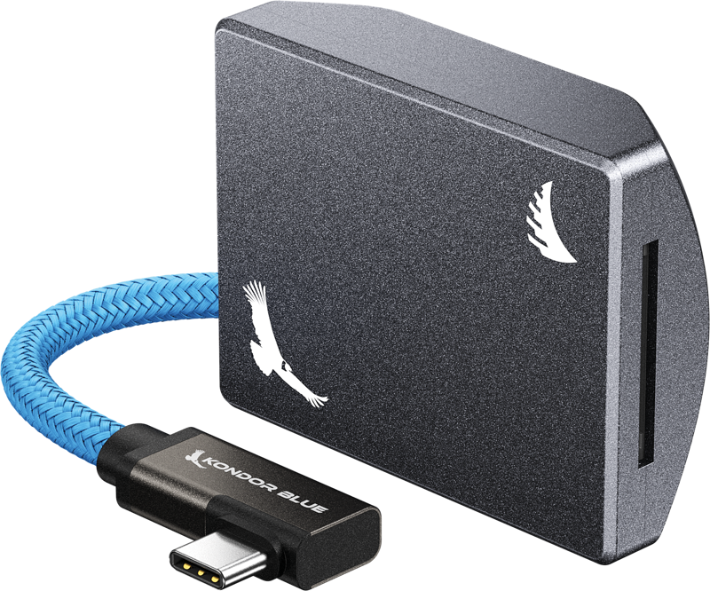 Angelbird Kondor Blue SD Recording Module (MagSafe Compatible External) Space Gray, Card reader cu MagSafe - imagine 5