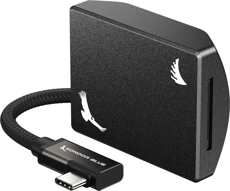 Angelbird Kondor Blue SD Recording Module (MagSafe Compatible External) Raven Black, Card reader cu MagSafe - imagine 5