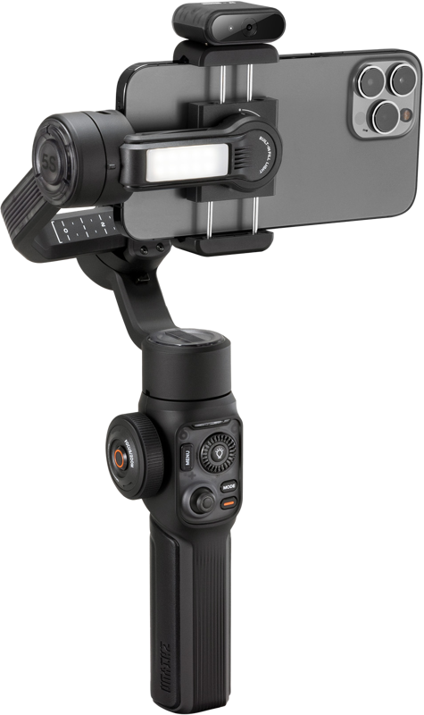 Zhiyun Mobile Gimbal Smooth 5S AI Combo, Gimbal cu lampa led smartphone - imagine 5