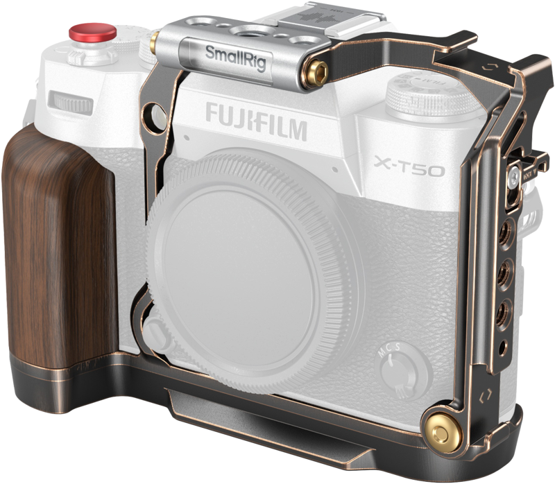 SmallRig 4714 Retro Cage for FUJIFILM X-T50, Carcasa camera foto video mirrorless - imagine 5
