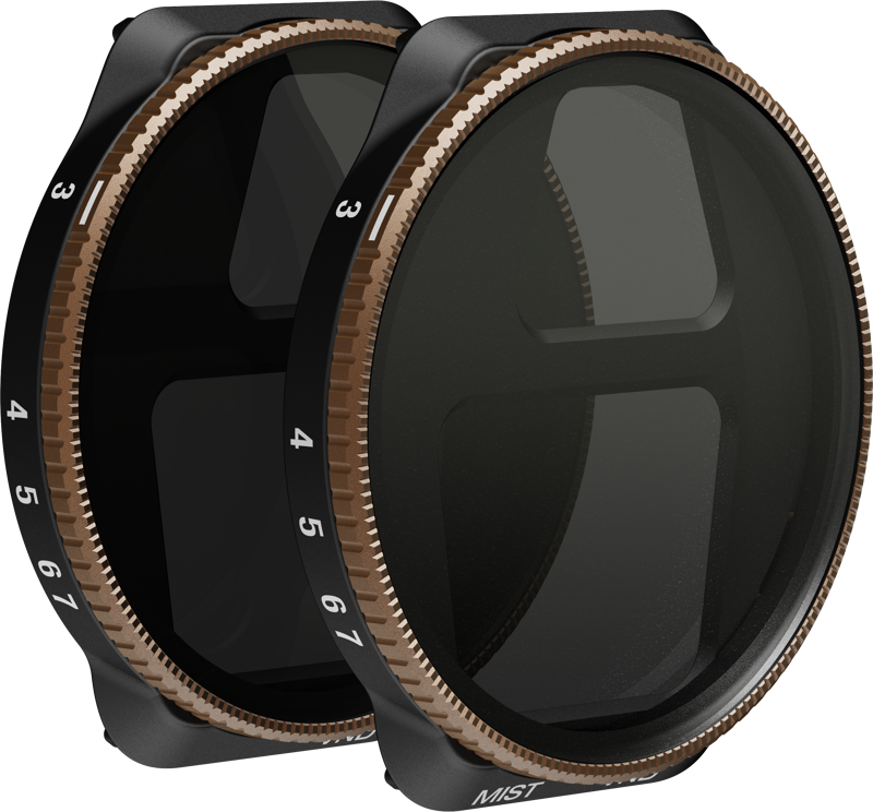 PolarPro DJI Air 3S VND 3-7 Stop / Black Mist Filter - imagine 5