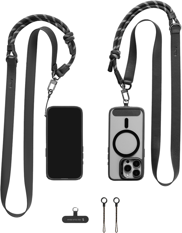 SmallRig 4989 FilMov Phone Shoulder Strap Black - imagine 4
