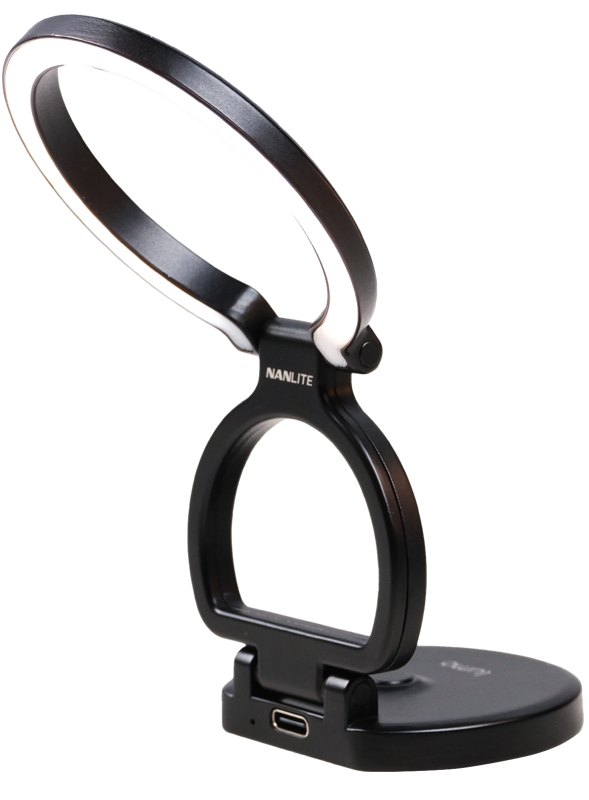 Nanlite Lumo LED Phone Ring Light Polar Black - imagine 5