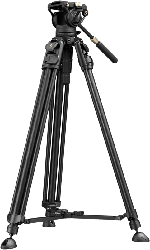 SmallRig 5201 Video Carbon Fiber Tripod Kit AD-50 Max - imagine 5