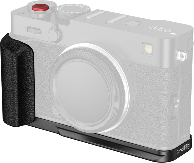 SmallRig 5448 L-Shaped Mount Plate with Silicone Handle for FUJIFILM X-E5 Black - imagine 5