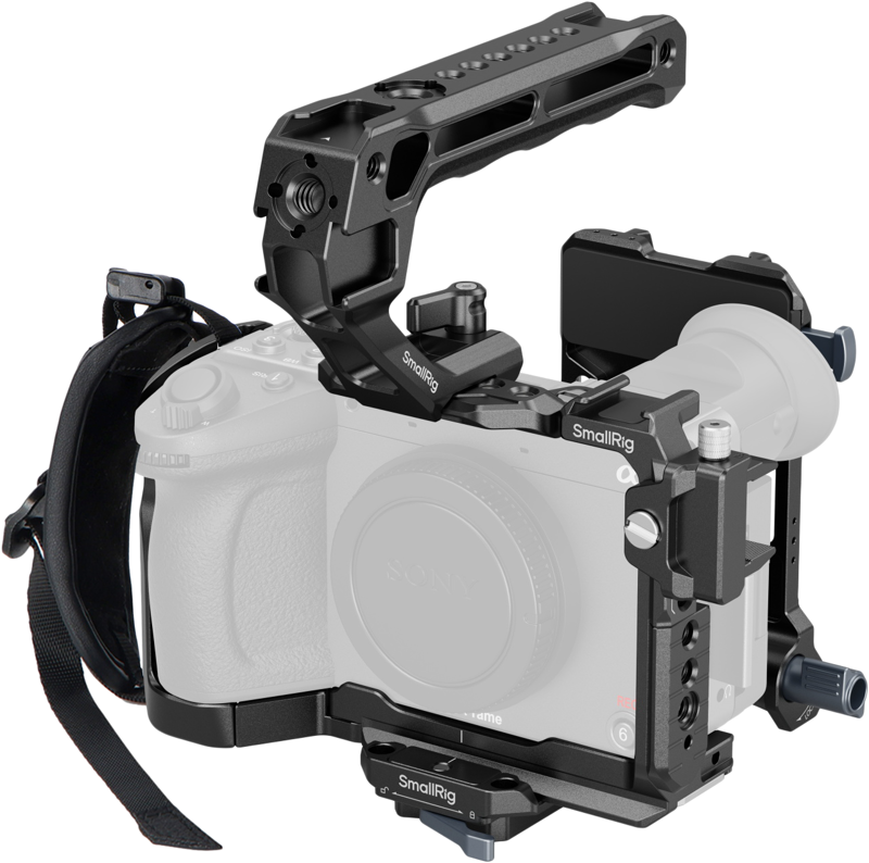 SmallRig 5590 Advanced Cage Kit with Battery Plate for Sony FX2 - imagine 5