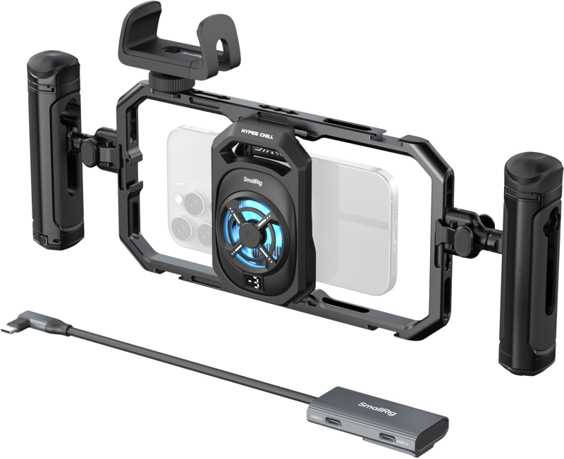 SmallRig 5276 All-in-One Thermal Dual-handheld Video Kit for Mobile Phone - imagine 5