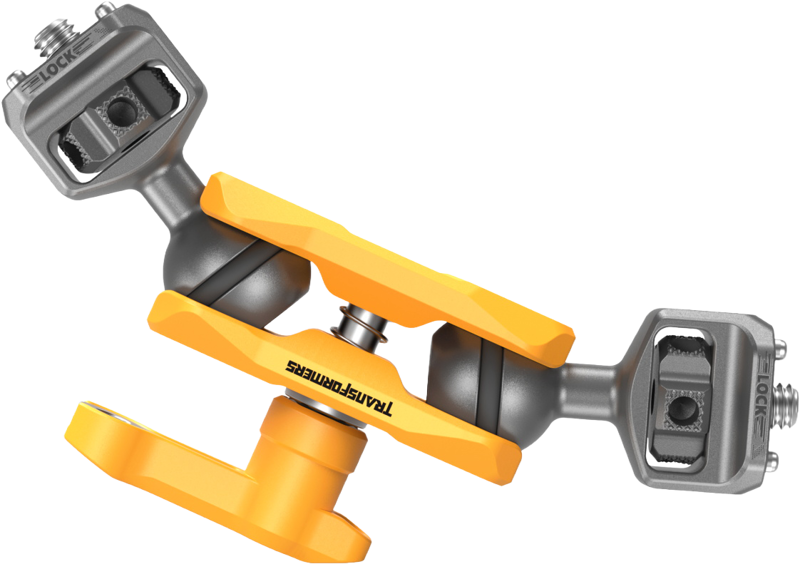 SmallRig 5522 Magic Arm Support with Dual Ball Heads 1/4â€-20 Screwsï¼ˆBumbleBee Editionï¼‰ - imagine 5