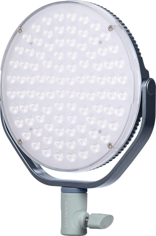 Nanlite Miro 30c LED Full-color Round Panel Light (Midnight Blue) - imagine 5