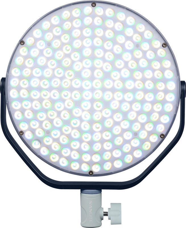 Nanlite Miro 60c LED Full-color Round Panel Light (Midnight Blue) - imagine 5