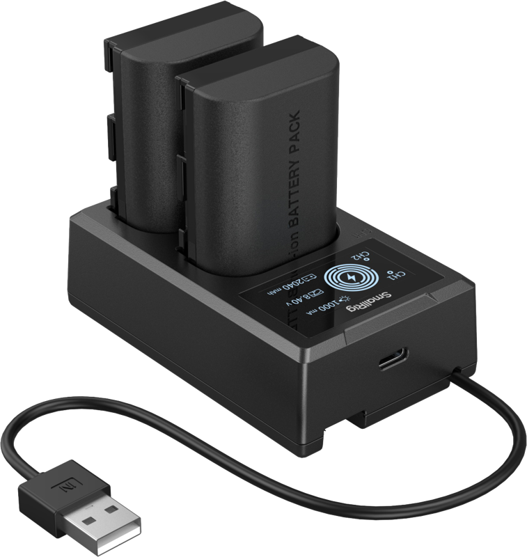 SmallRig 5409 Camera Battery and Charger Kit for Canon LP-E6P - imagine 5