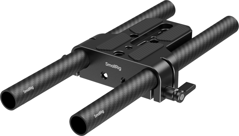 SmallRig 5609 Bottom Mount Plate with Dual 15mm Rod Clamp - imagine 4