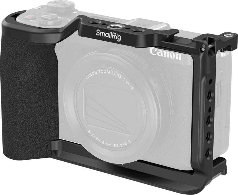 SmallRig 5807 Cage for Canon PowerShot V1 (Black) - imagine 5