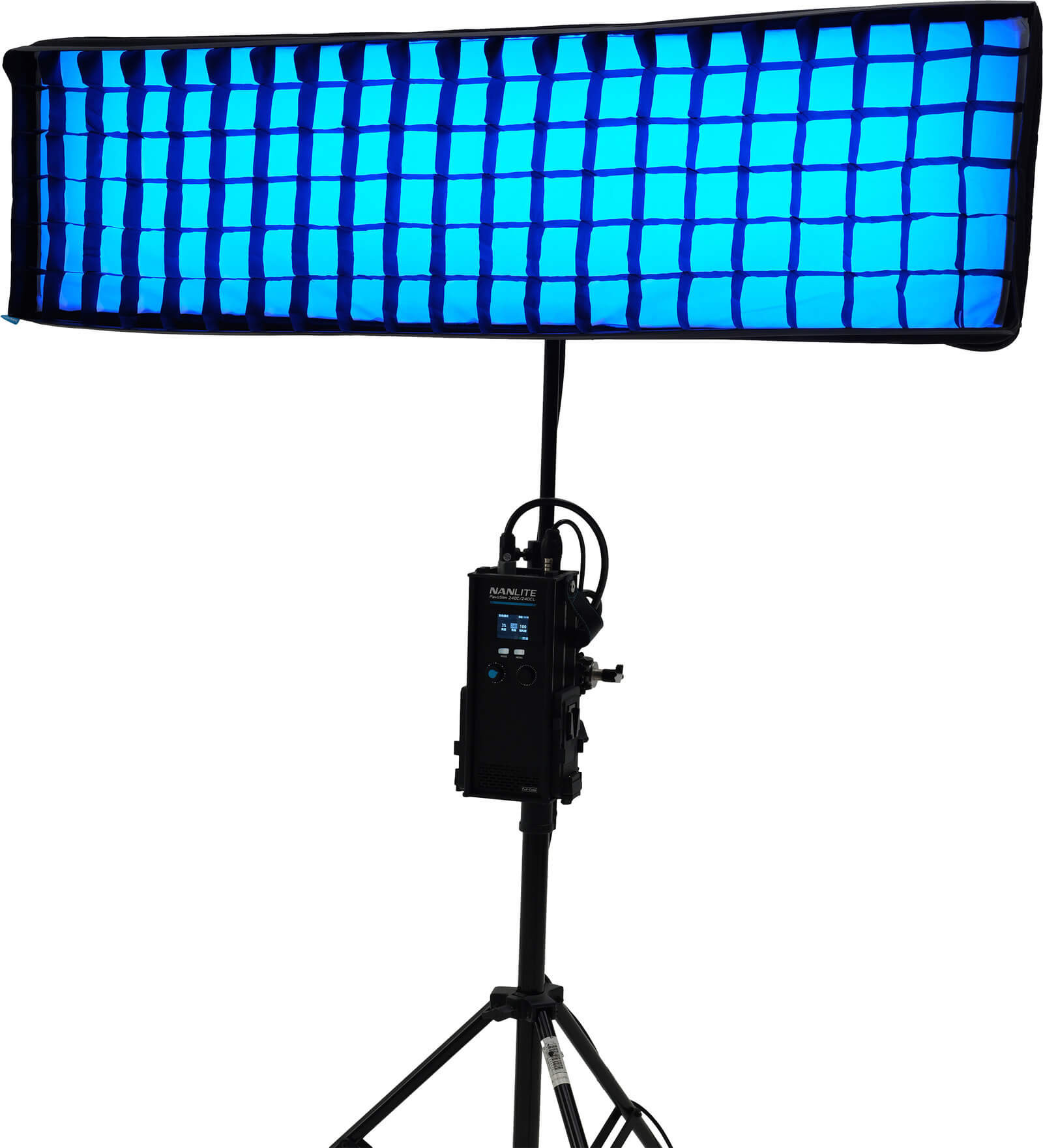 Nanlite PavoSlim 240CL Panou LED RGBWW, Putere 260W, LumenRadio CRMX, Dimensiune 120x30cm - imagine 5