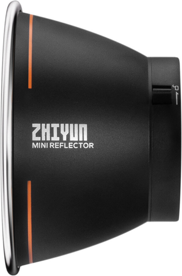 Zhiyun Molus X60 Combo Lampa LED, 60W, Bi-Color 2700K-6500K, 2680 Lux, Include Battery Grip, Mini Reflector si Diffusion dome - imagine 6