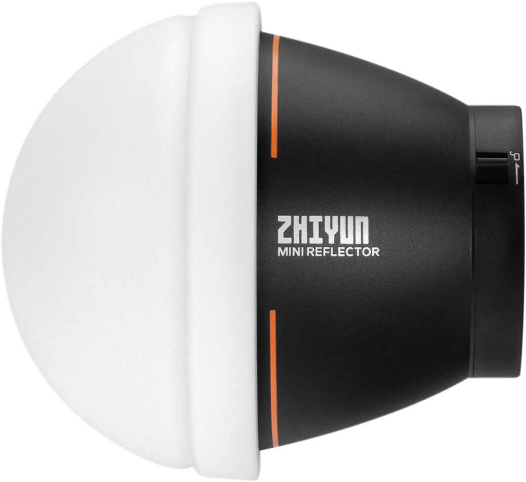 Zhiyun Molus X60 Combo Lampa LED, 60W, Bi-Color 2700K-6500K, 2680 Lux, Include Battery Grip, Mini Reflector si Diffusion dome - imagine 7