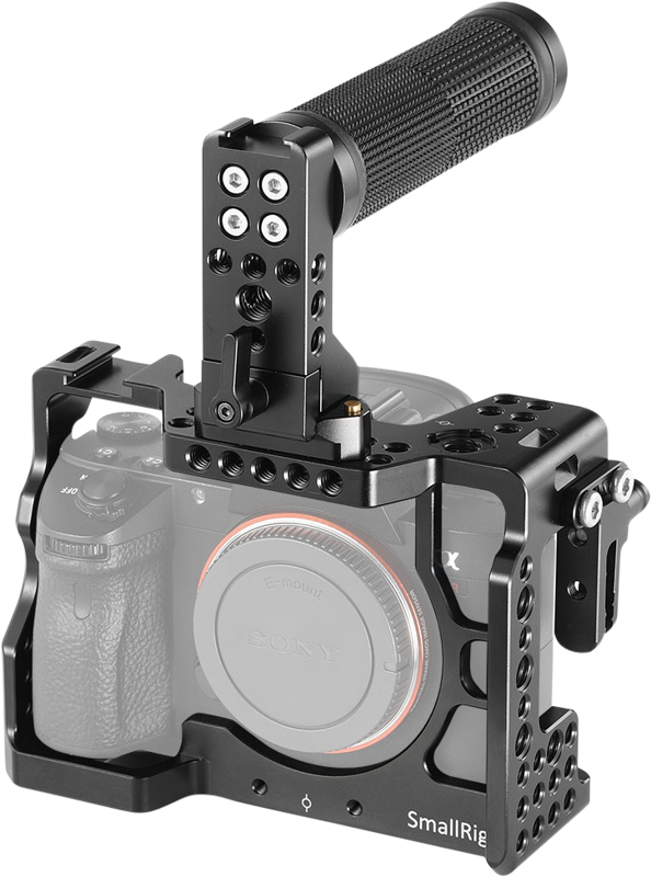 SmallRig 2096 Cage Kit for Sony A7R III, Kit carcara cu maner pentru camera foto video mirrorless - imagine 4