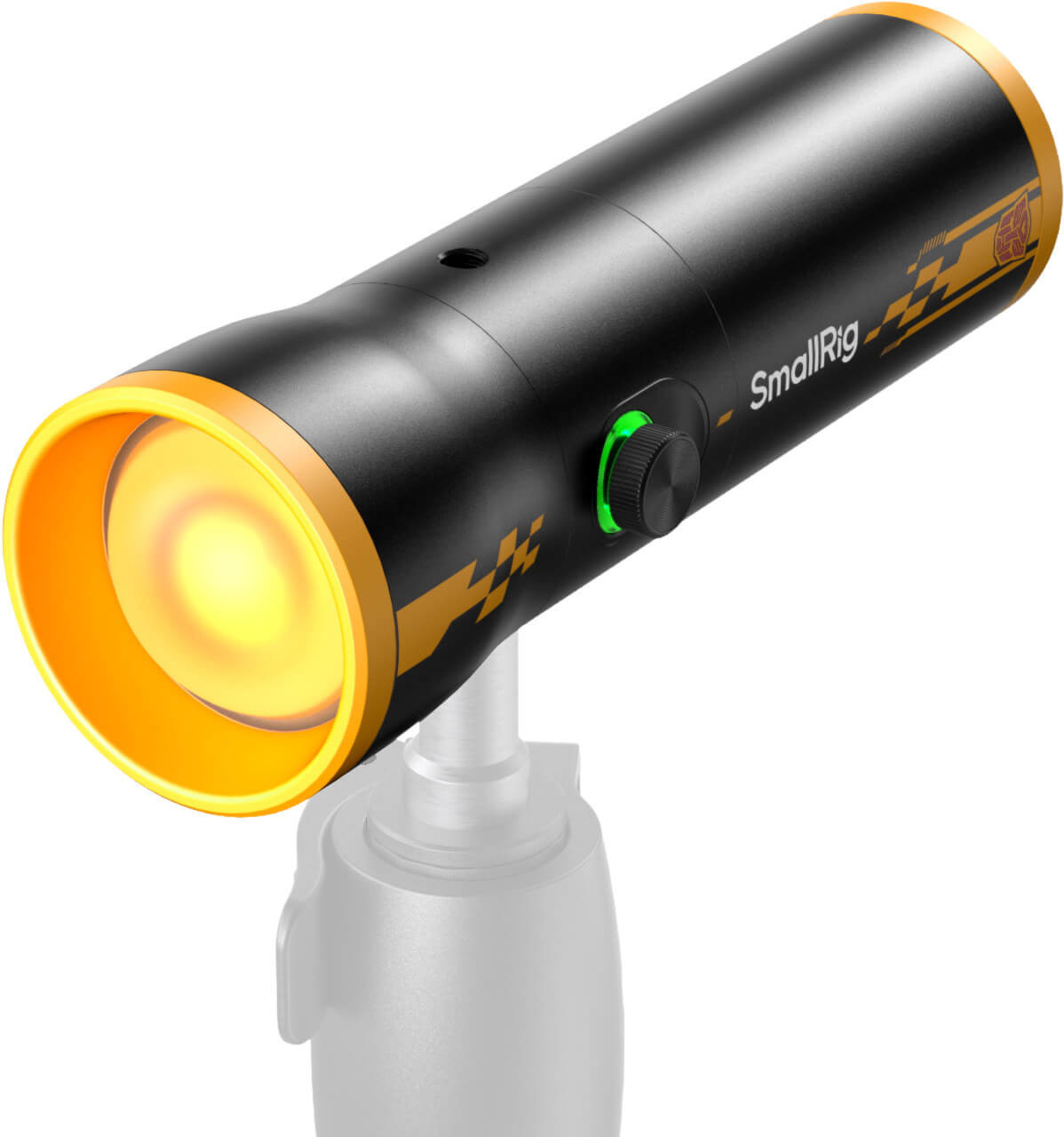 SmallRig 5512 RF 10C Lampa LED Bumblebee Edition, 10W, Fresnel 10°-60°, 1570 Lux, Focusabila, 21 Filtre Gobo, Baterie 7500mAh - imagine 3