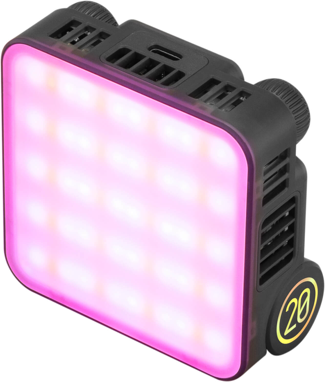 Zhiyun Fiveray M20C RGB Combo Lampa LED, 20W, Magnetica, Sistem Racire DynaVort, Include Voleti, Grila Fagure, Difuzor si Geanta - imagine 7