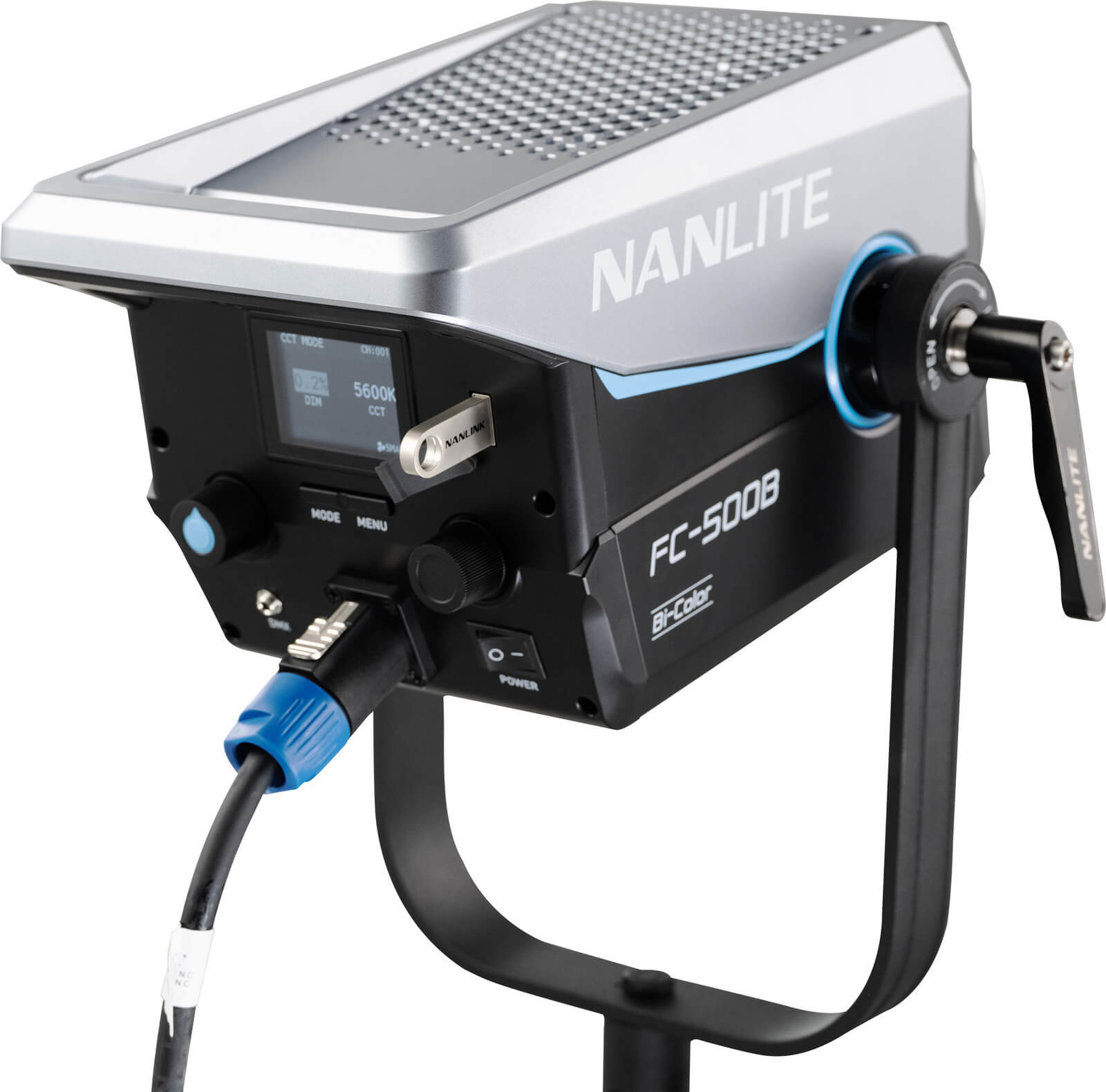 Nanlite FC-500B Lampa Video LED Studio, Putere 520W, Bi-Color 2700K-6500K, Montura Bowens, DMX/RDM App - imagine 13