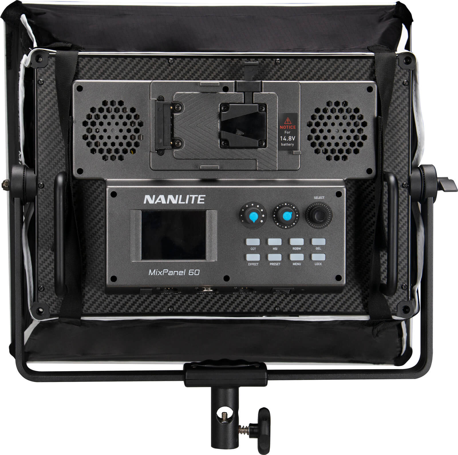 Nanlite SB-MP60 Softbox Pliabil cu Eggcrate pentru Panou LED MixPanel 60, Interior Argintiu, Prindere Velcro - imagine 6