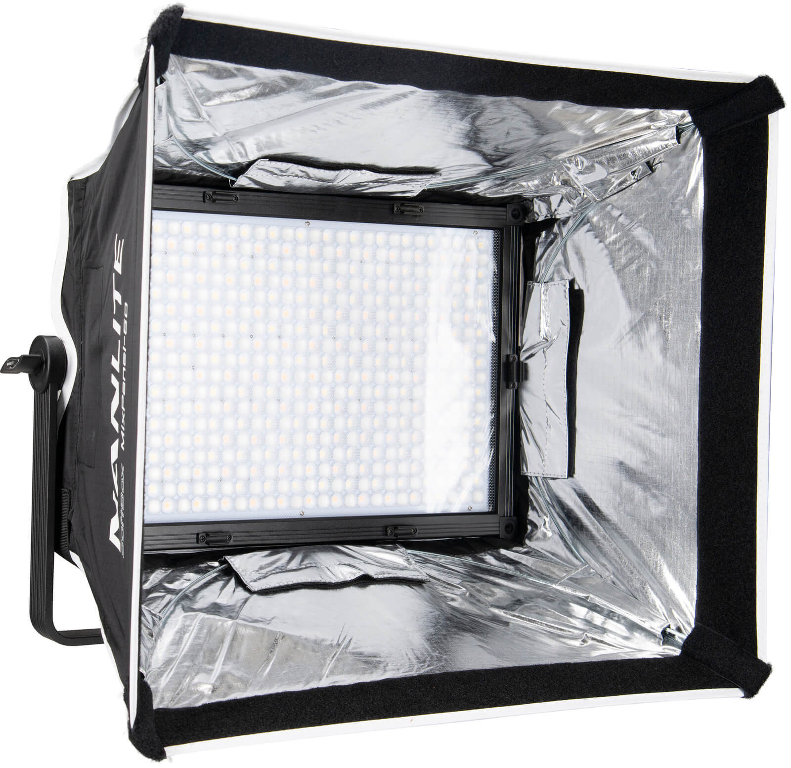 Nanlite SB-MP60 Softbox Pliabil cu Eggcrate pentru Panou LED MixPanel 60, Interior Argintiu, Prindere Velcro - imagine 8
