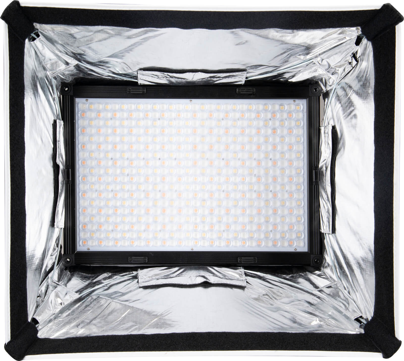 Nanlite SB-MP60 Softbox Pliabil cu Eggcrate pentru Panou LED MixPanel 60, Interior Argintiu, Prindere Velcro - imagine 9
