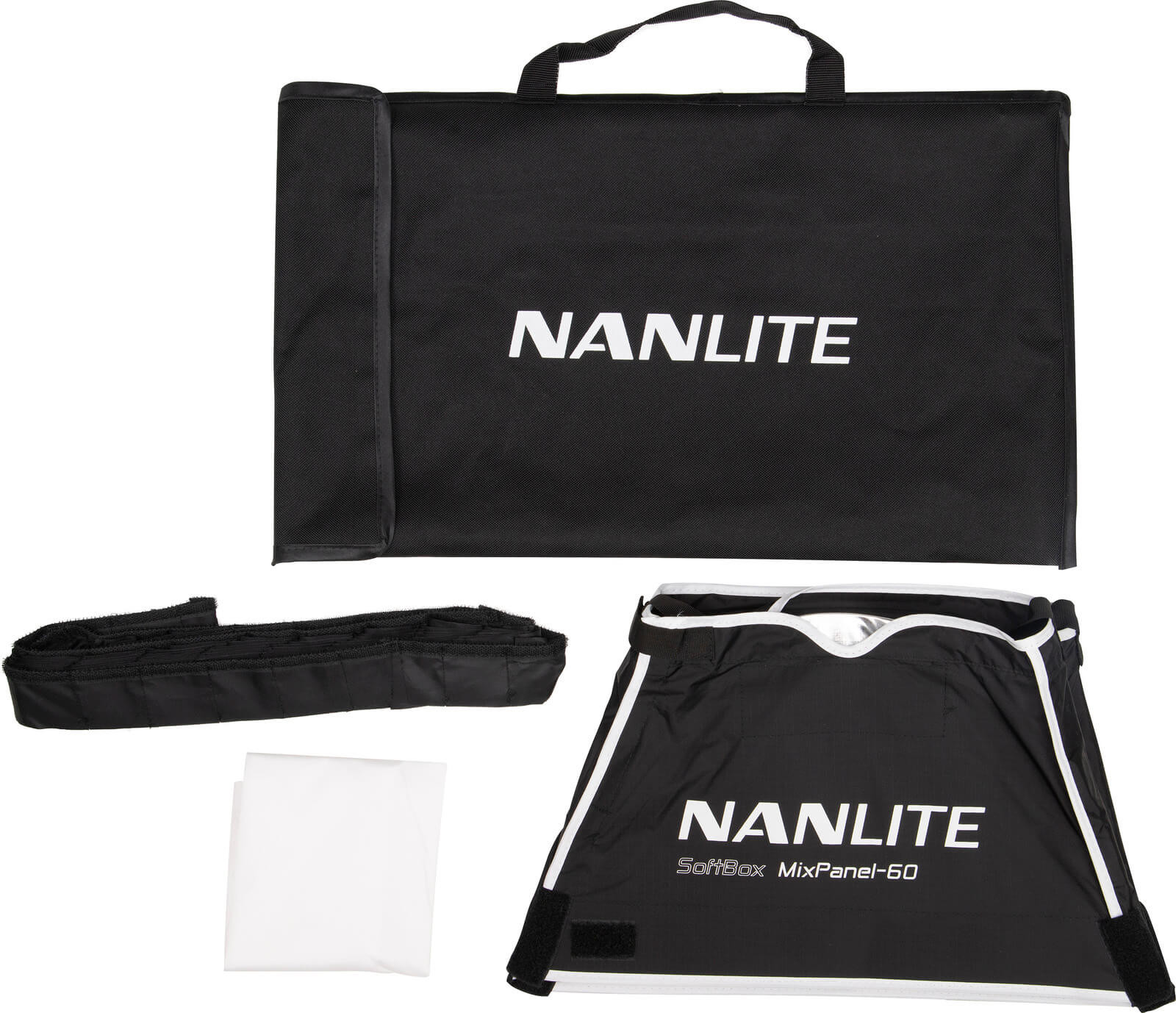 Nanlite SB-MP60 Softbox Pliabil cu Eggcrate pentru Panou LED MixPanel 60, Interior Argintiu, Prindere Velcro - imagine 11