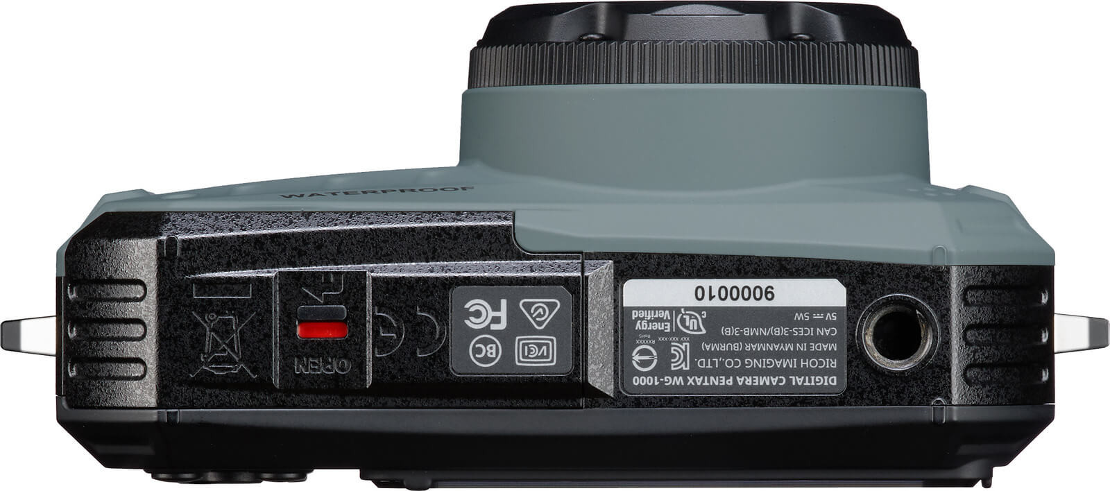 Pentax WG-1000 Olive Aparat Foto Compact Rezistent la Apa, Senzor 16.35 MP, Zoom Optic 4x, Subacvatic 15 m, Antisoc 2 m - imagine 4