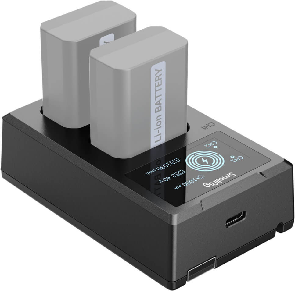 Kit Vlogging Sony A6400 Body cu Obiectiv Samyang AF 35mm F1.8 FE, Card Lexar 64GB 205MB/s si Incarcator Dublu SmallRig 4081 - imagine 11