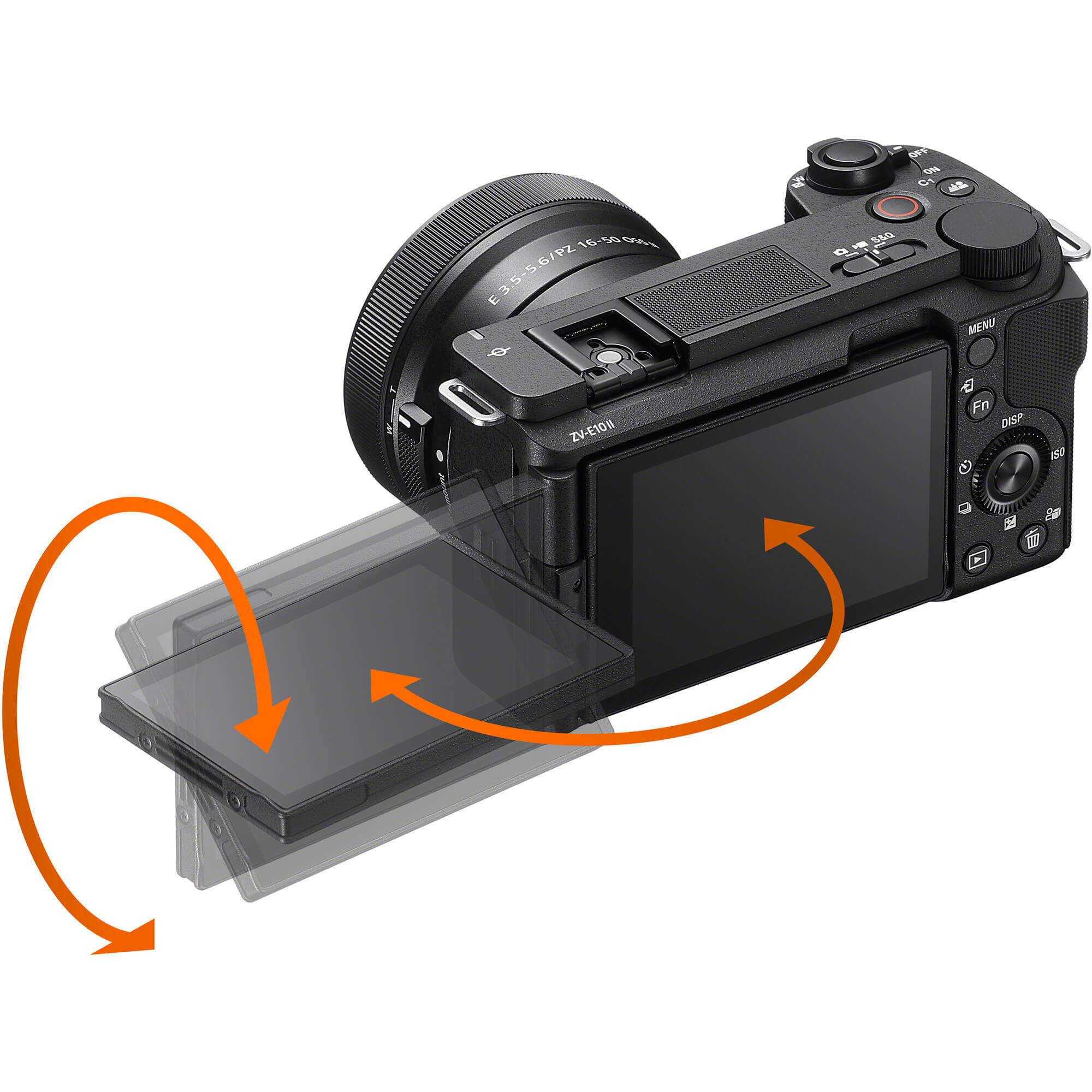 Sony ZV-E10 II Body Aparat Foto Mirrorless APS-C 26 MP, Video 4K 60p, Autofocus AI, Ecran Rabatabil, Negru - imagine 7