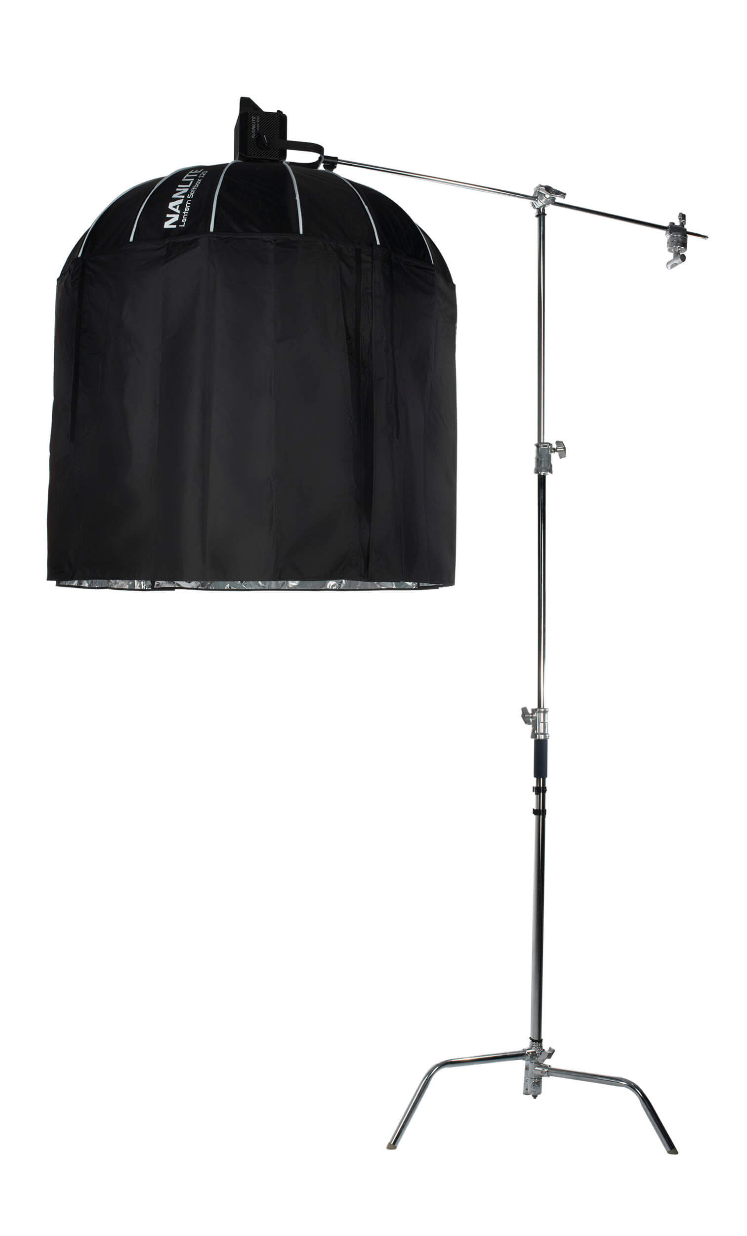 Nanlite LT-120 Lantern Softbox 120 cm, Iluminare Omnidirectionala 270 Grade, Montura Bowens, Include Fuste Control, Alb - imagine 5